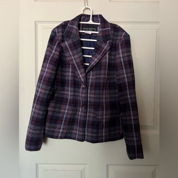 Harris Wallace Jackets & Blazers - Harris Wallace New York plaid jacket